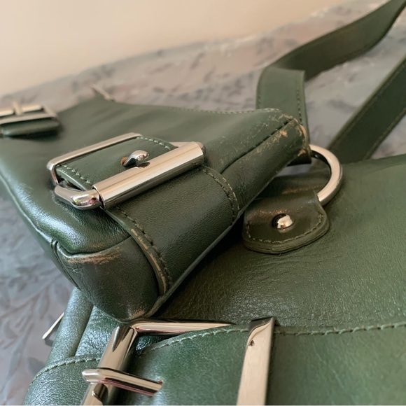 Y2K Banana Republic Leather Satchel and Pouch Set - Picture 13 of 15